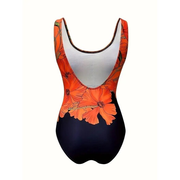 NWOT Women's Floral One-Piece Swimsuit Size XL - Picture 2 of 3